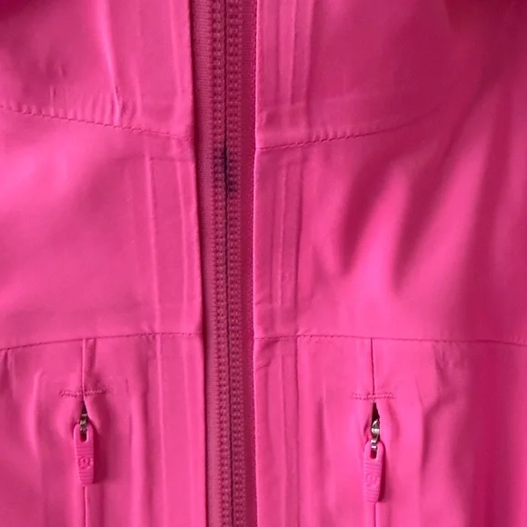 Lululemon Break a Trail Jacket Bright Pink Blossom Size 6 - Picture 15 of 15